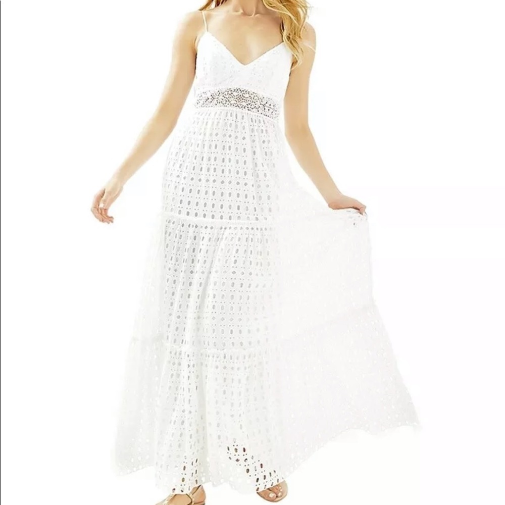 Lilly Pulitzer White Melody Dress